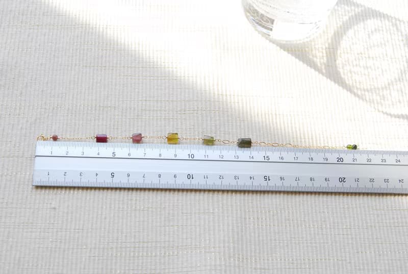 トルマリンタンブルのブレスレット B １４kgf