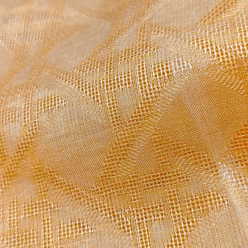 Christian Dior Vintage Handkerchief Pocket Square Orange 20.5 x 20.5 inches