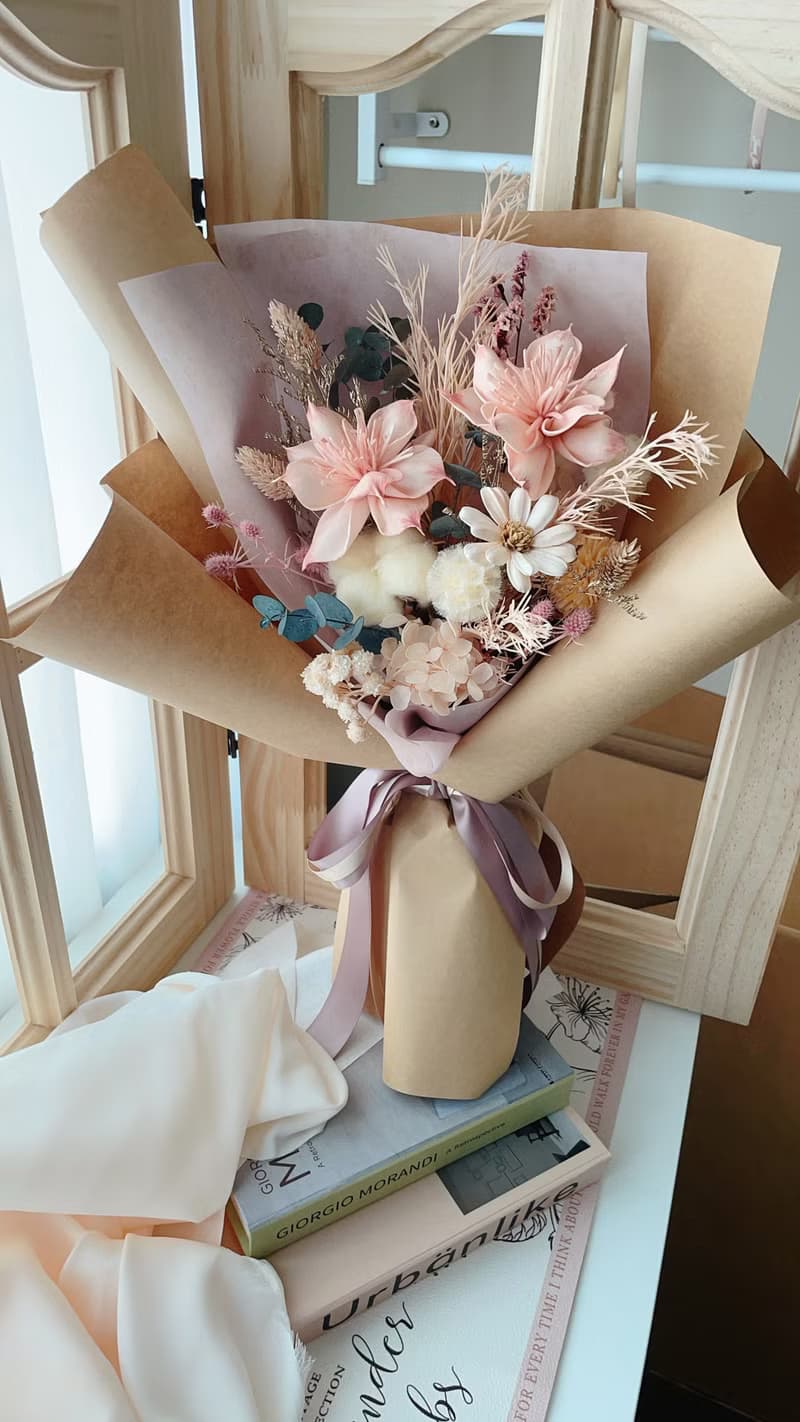 Miss。花謎 自然風格擴香花束