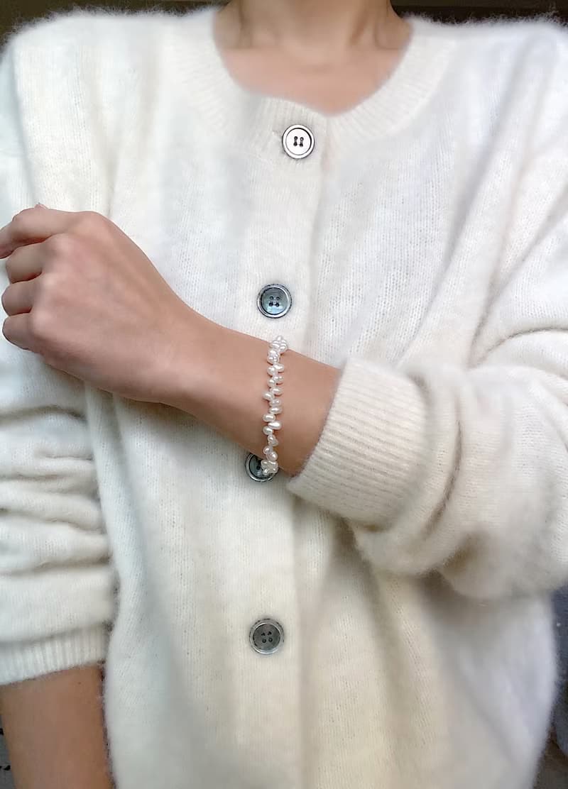 しずくパールブレスレット