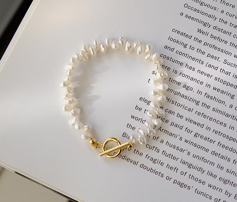 しずくパールブレスレット