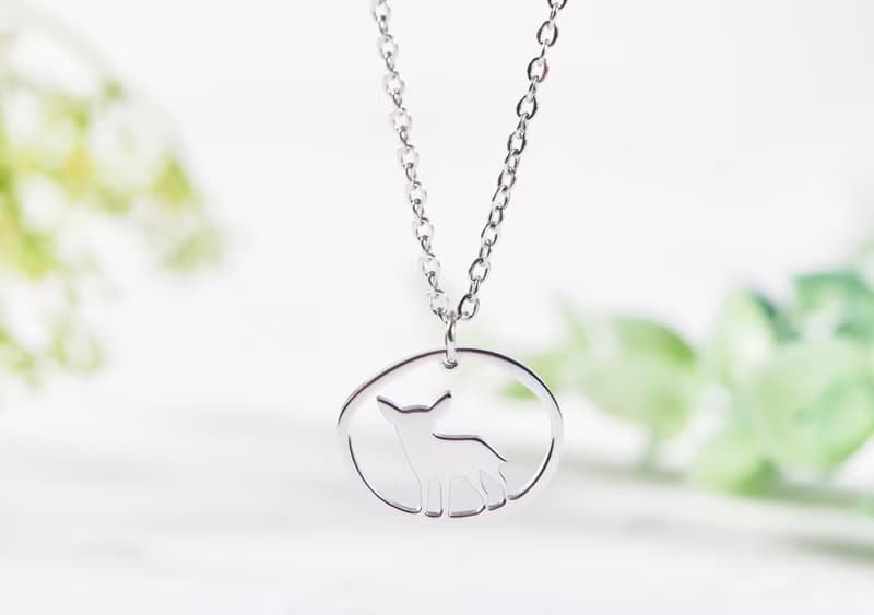 吉娃娃手鍊 -狗狗小印章系列- 抗敏醫療鋼