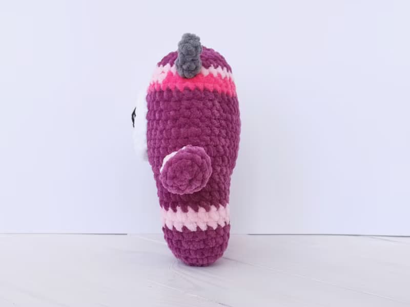 Purple monster plush, stuffed monster, gift for toddler, monster decor, alien