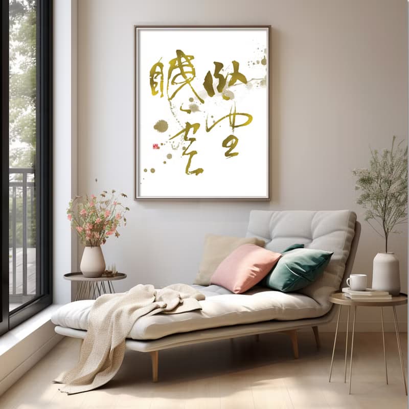 書法-無框畫 | 喬遷禮物 | 開店 | 民宿佈置 | 搬新家 | 裝飾畫