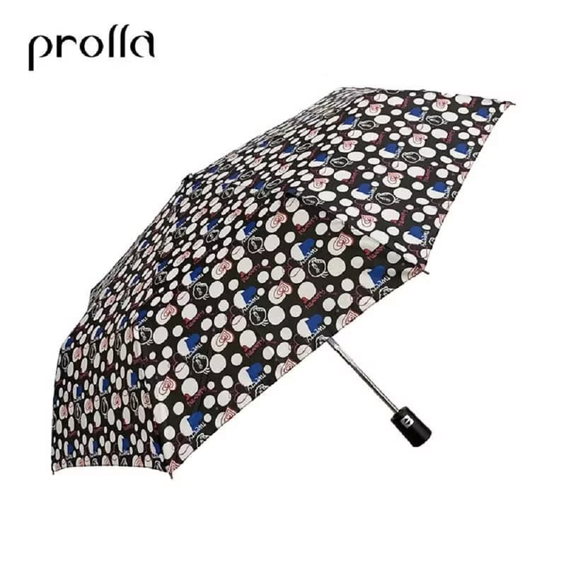Prolla可愛金絲雀自動折傘 超潑水 抗UV 晴雨傘 緩衝收合童傘安心