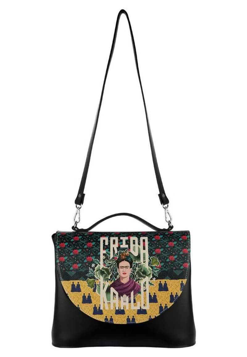 【Frida Kahlo 墨西哥女藝術家】芙烈達卡蘿 自畫像設計 側背包