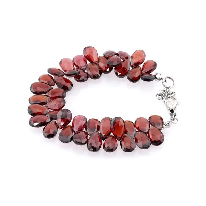 寶麗金珠寶-天然紅石榴石手鍊