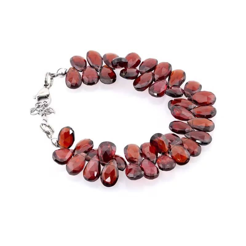 寶麗金珠寶-天然紅石榴石手鍊