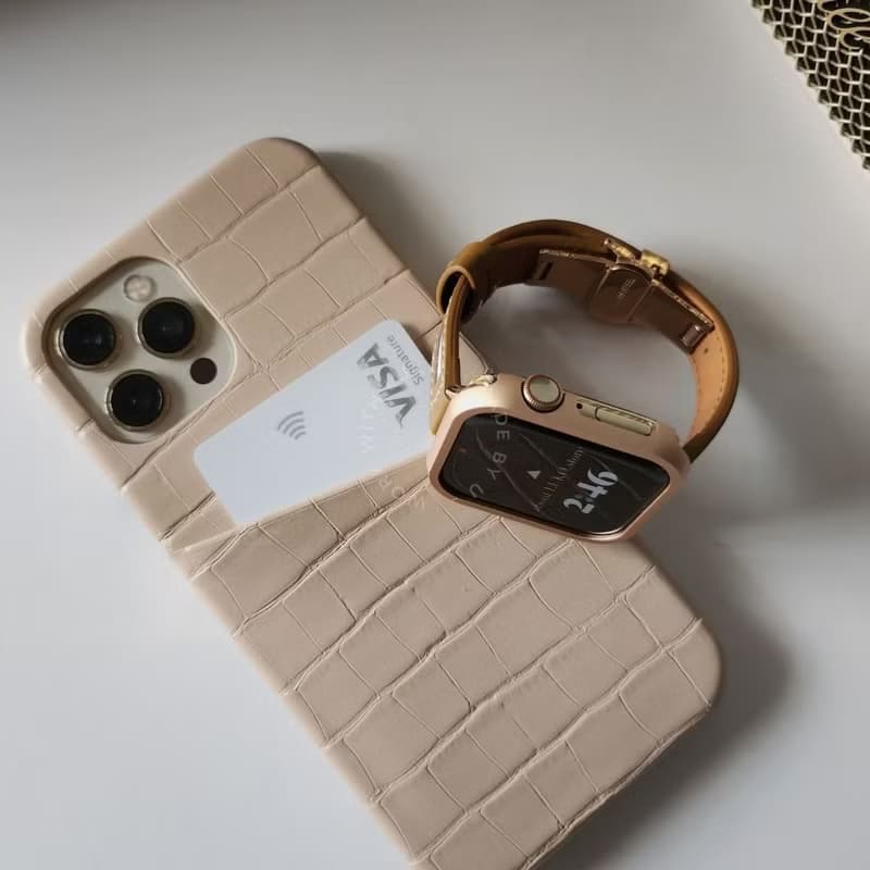 Apple Watch | 訂製感 | 帆布拼接皮不銹鋼錶帶