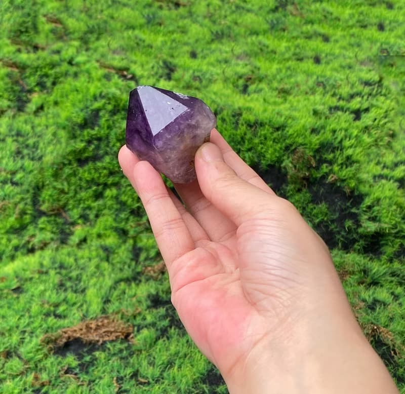 能量擺飾-天然紫晶骨幹 紫水晶 招財 智慧 開運 快速出貨