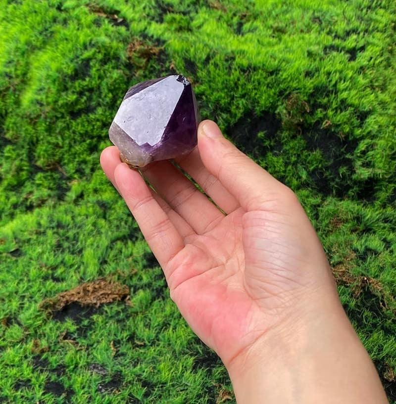 能量擺飾-天然紫晶骨幹 紫水晶 招財 智慧 開運 快速出貨
