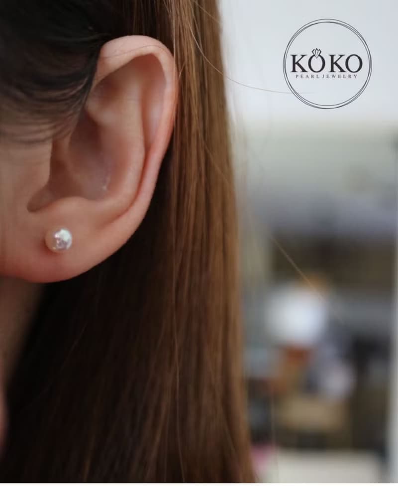 日本直送 2way 4.5+8mm akoya珍珠耳環 耳釘 耳墜 天然海水珍珠