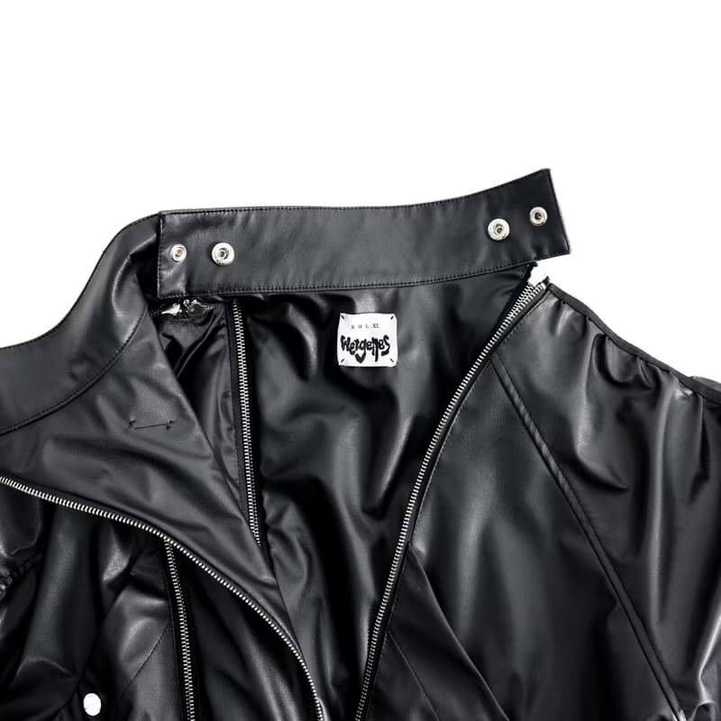 CACTUS VEGAN LEATHER BIKER JACKET