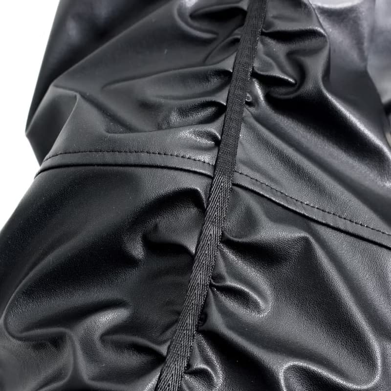 CACTUS VEGAN LEATHER BIKER JACKET
