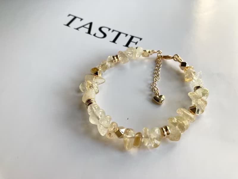 提升財運 自信行動力 黃水晶手鏈