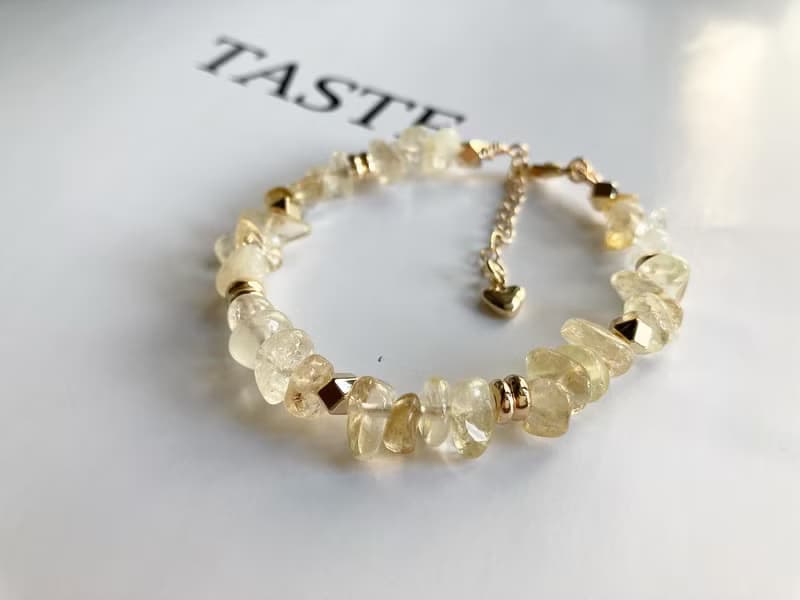 提升財運 自信行動力 黃水晶手鏈