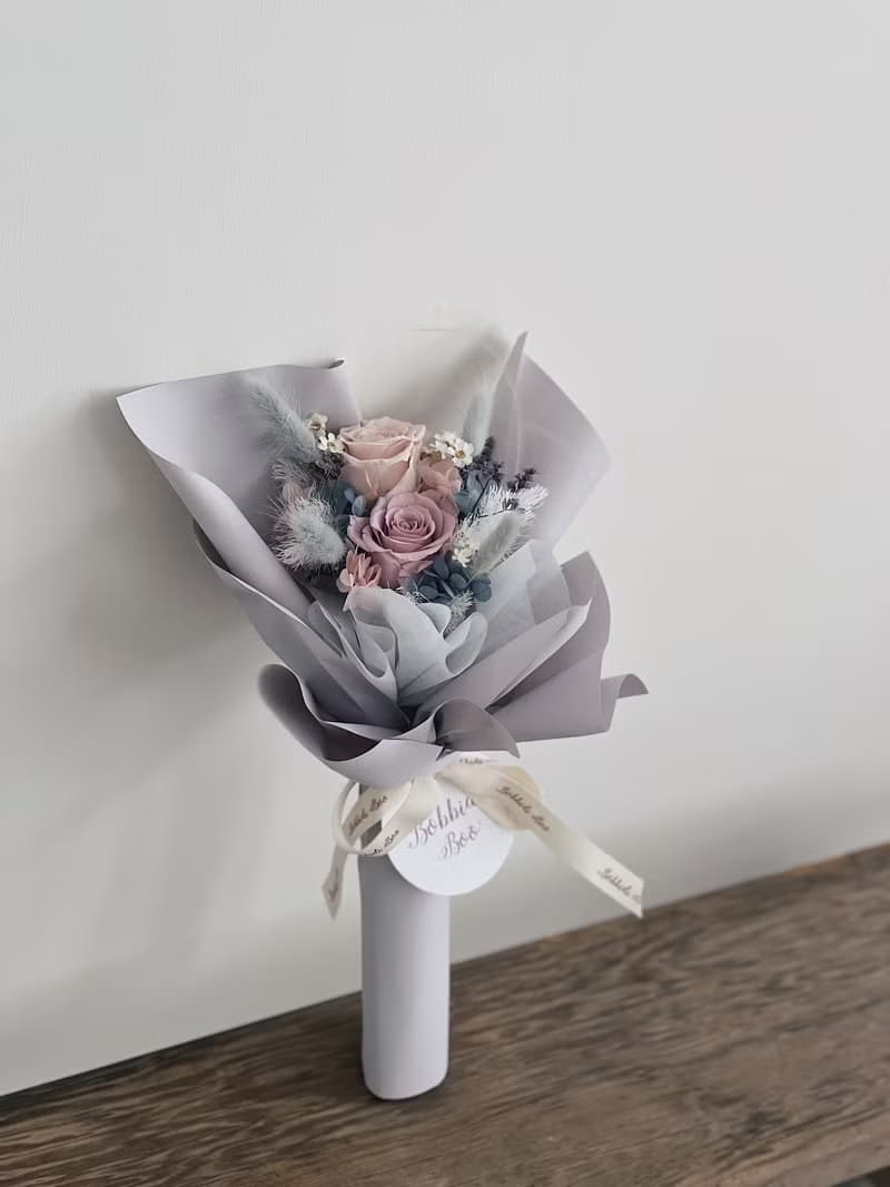 【永生玫瑰花花束】• 情人節/永生玫瑰花/永生玫瑰花花束/玫瑰花