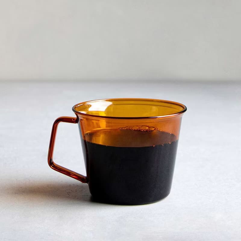 日本KINTO CAST AMBER琥珀色玻璃馬克杯 220ml