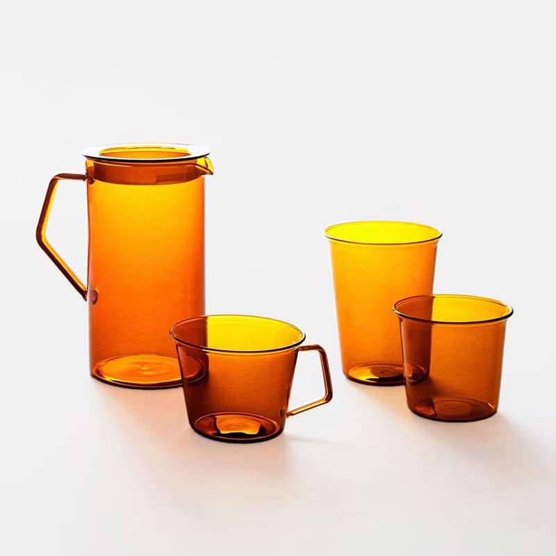 日本KINTO CAST AMBER琥珀色玻璃馬克杯 220ml