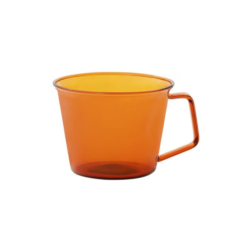 日本KINTO CAST AMBER琥珀色玻璃馬克杯 220ml