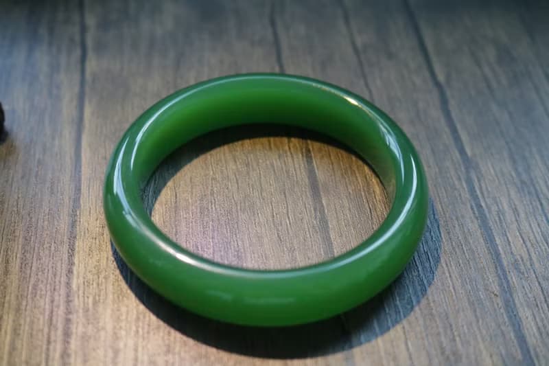 天然和田玉碧玉收藏級手鍊 高檔禮盒裝