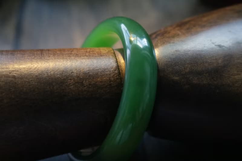 天然和田玉碧玉收藏級手鍊 高檔禮盒裝