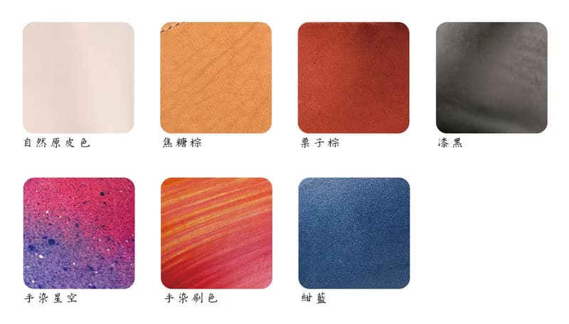 心中的小宇宙-星空染手工真皮護照夾