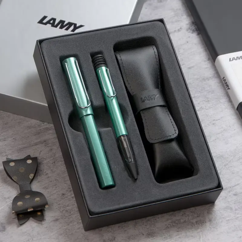 【雷雕免費刻字】LAMY 雙入筆套禮盒  (鋼珠筆+原子筆) / Al star