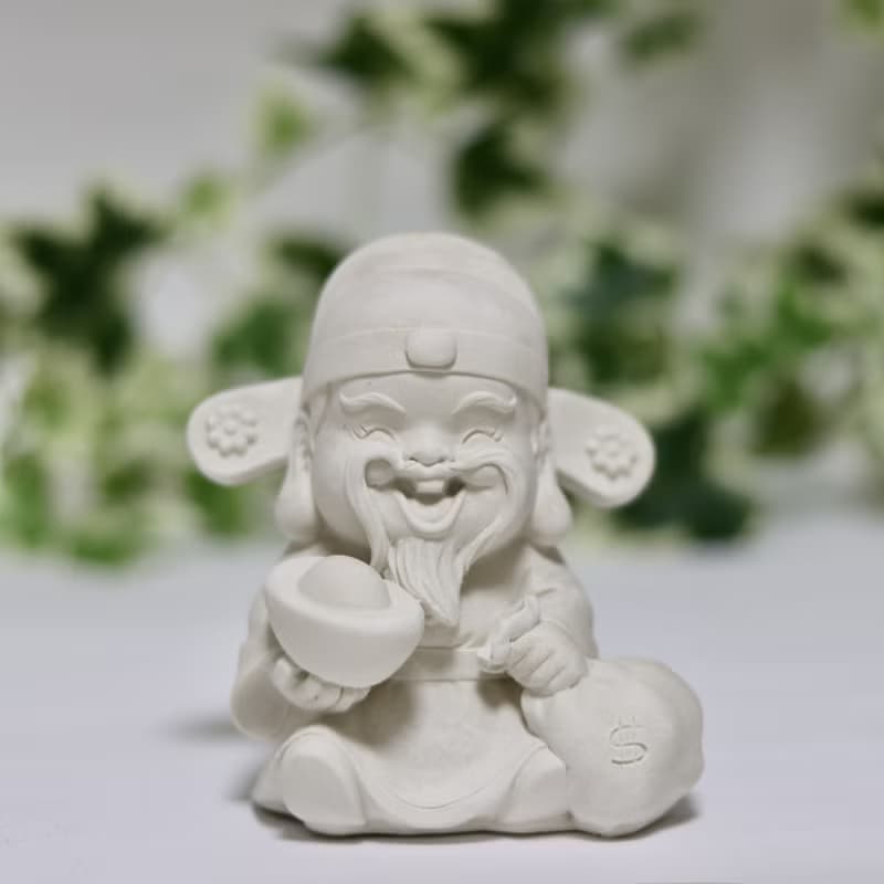 福祿壽喜財五福神 擴香石 附繩盤