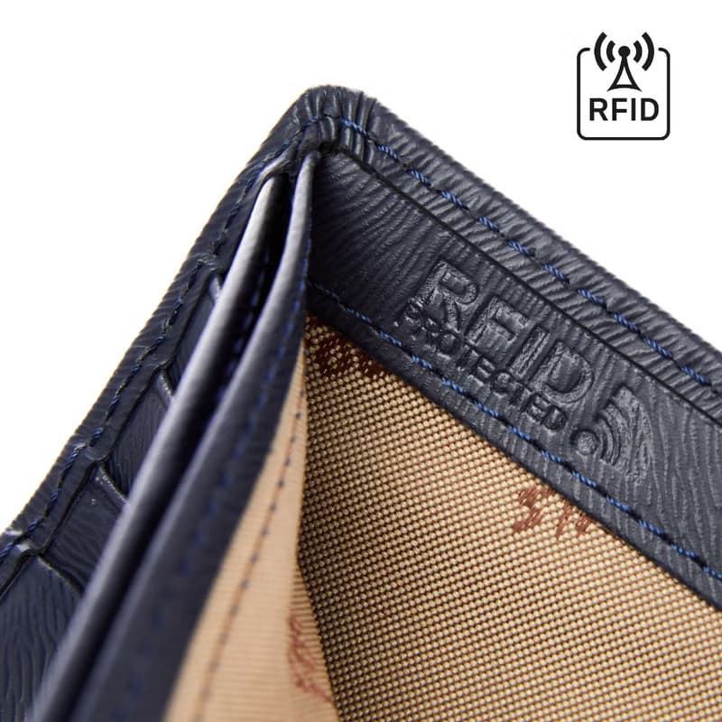 【情人節禮物】真皮RFID防盜皮夾 / 8卡左右翻男短夾 / 男錢包