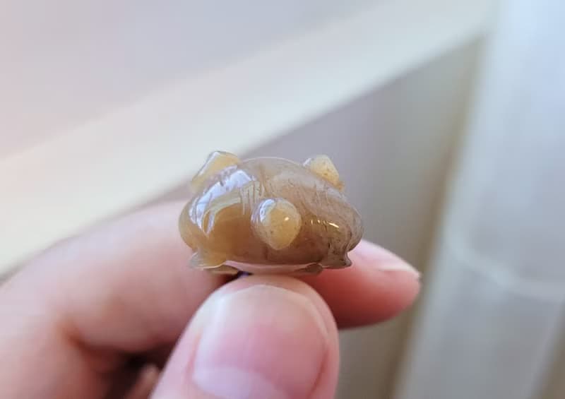 【親翠】天然和田玉 新疆且末紅糖玉 油亮軟澎胖特色 生肖兔項鍊