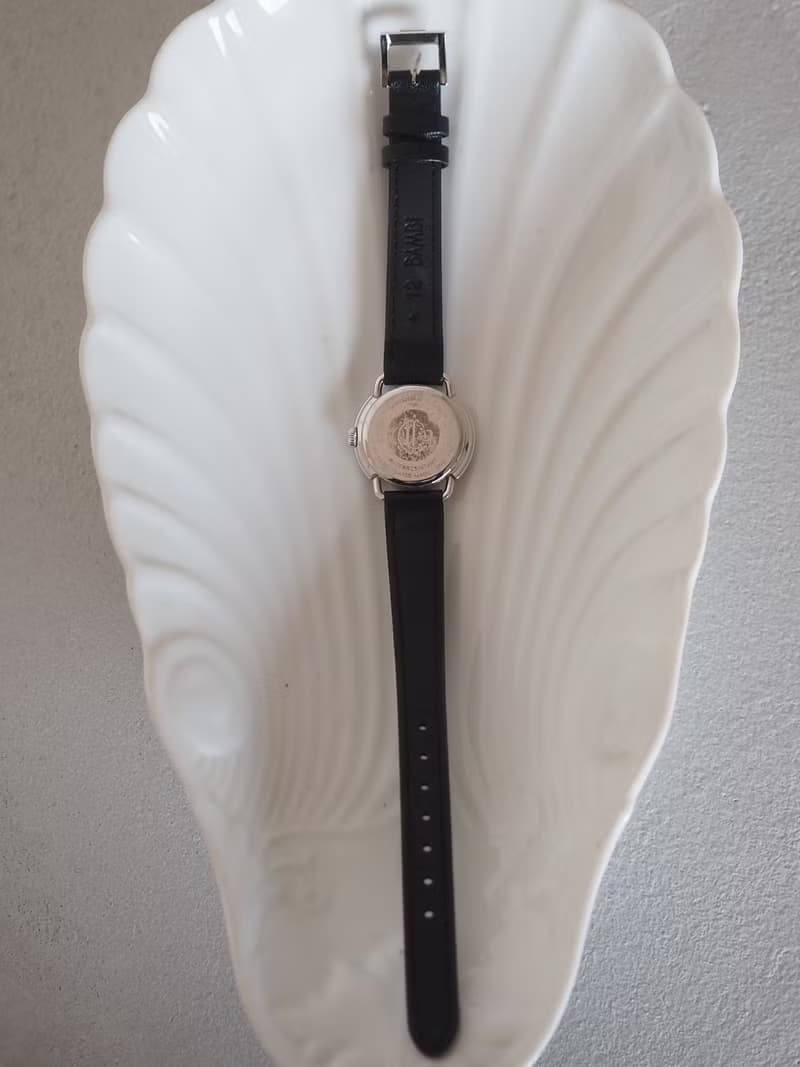 Christian Dior ディオール ラウンド ロゴ ウォッチ 腕時計 シルバー ブラック ヴィンテージ