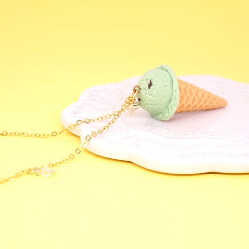 Playful Design 薄荷巧克力冰淇淋/薄荷朱古力雪糕頸鏈