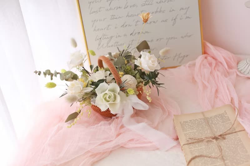 綠野仙蹤。提籃盆花 永生花 開幕花禮 祝賀花禮