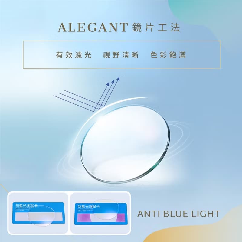 莎士比亞的筆墨獨白│雅致黑輕量鈦質感霧面方框UV400濾藍光眼鏡
