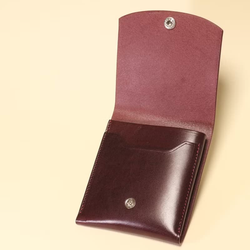 moneyclip folder 二つ折りの革財布
