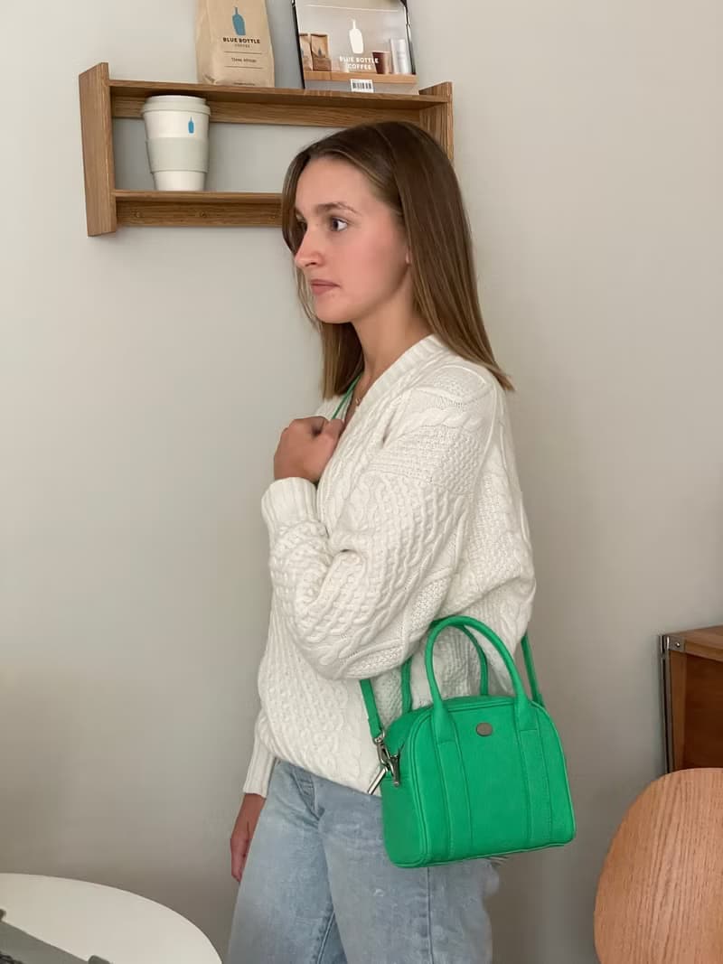 韓國 The Ally | MIA BAG | 綠色 | 牛皮手袋 斜背包