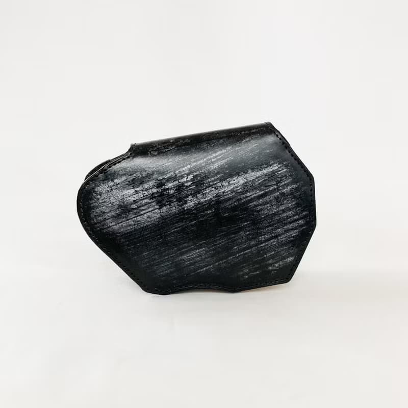 Classic ストーンウォレット 英国産ブライドルレザー×国内産仔牛革　BLACK