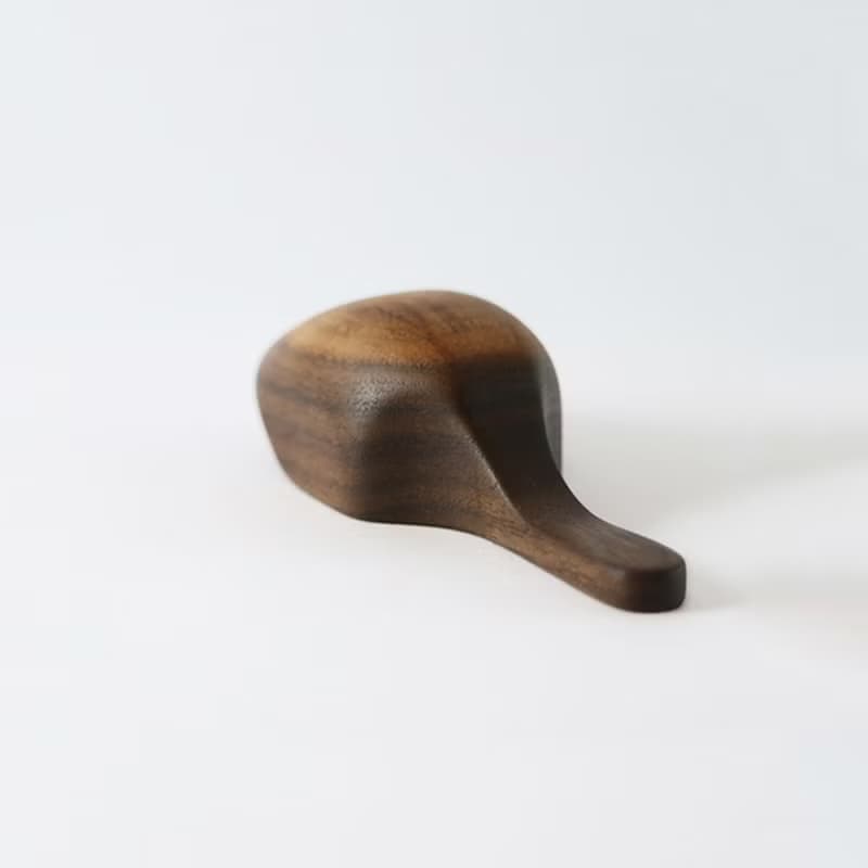 胡桃木手鑿河豚小勺