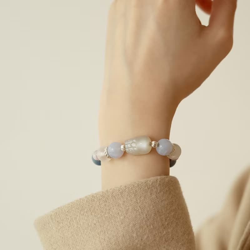 (紓壓+人緣) 貔貅水晶手鍊