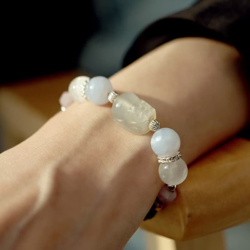 (紓壓+人緣) 貔貅水晶手鍊