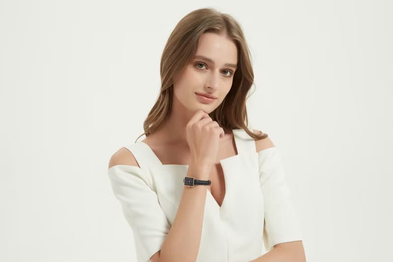 【MOONART】方型手錶 夢幻系列-天使黑新+女裝手錶珍珠貝藝術手錶