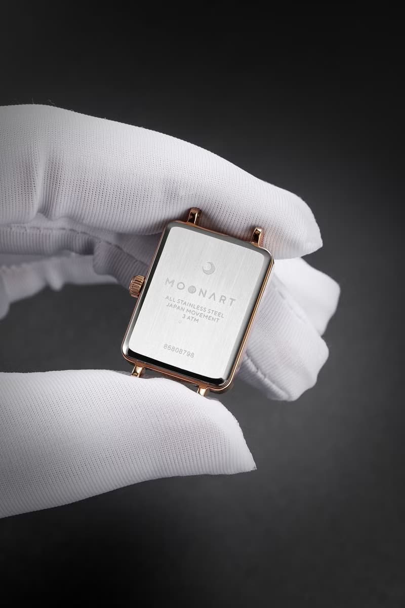 【MOONART】方型手錶 夢幻系列-天使黑新+女裝手錶珍珠貝藝術手錶