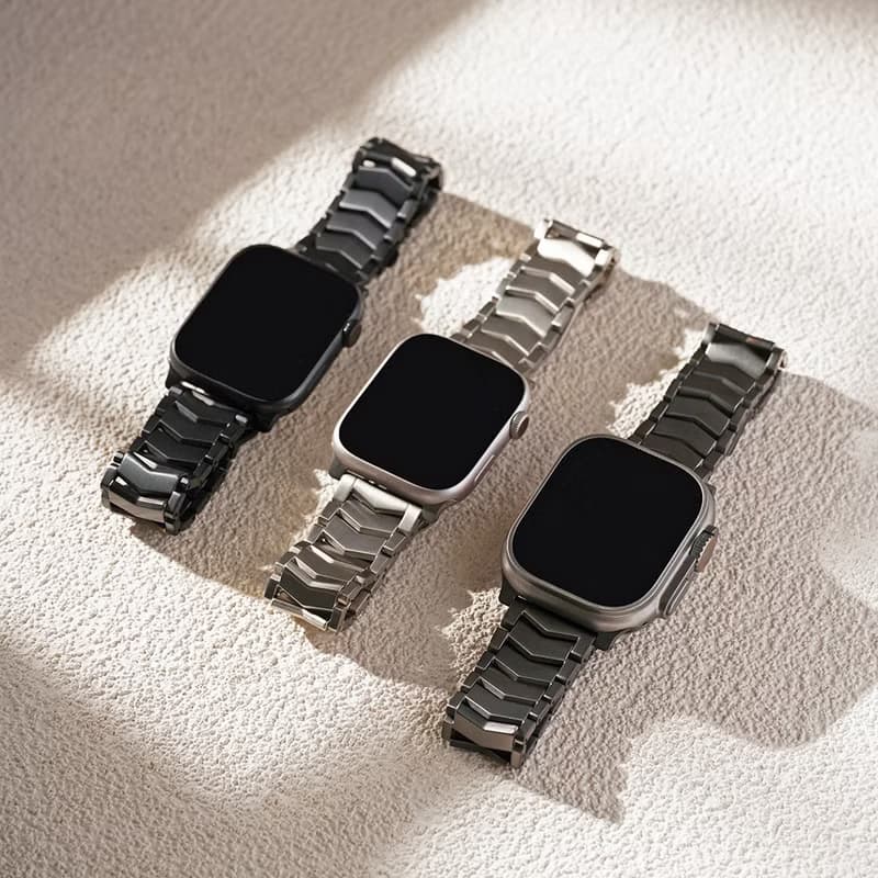 Apple watch - 輕量V型鈦金屬 蘋果錶帶
