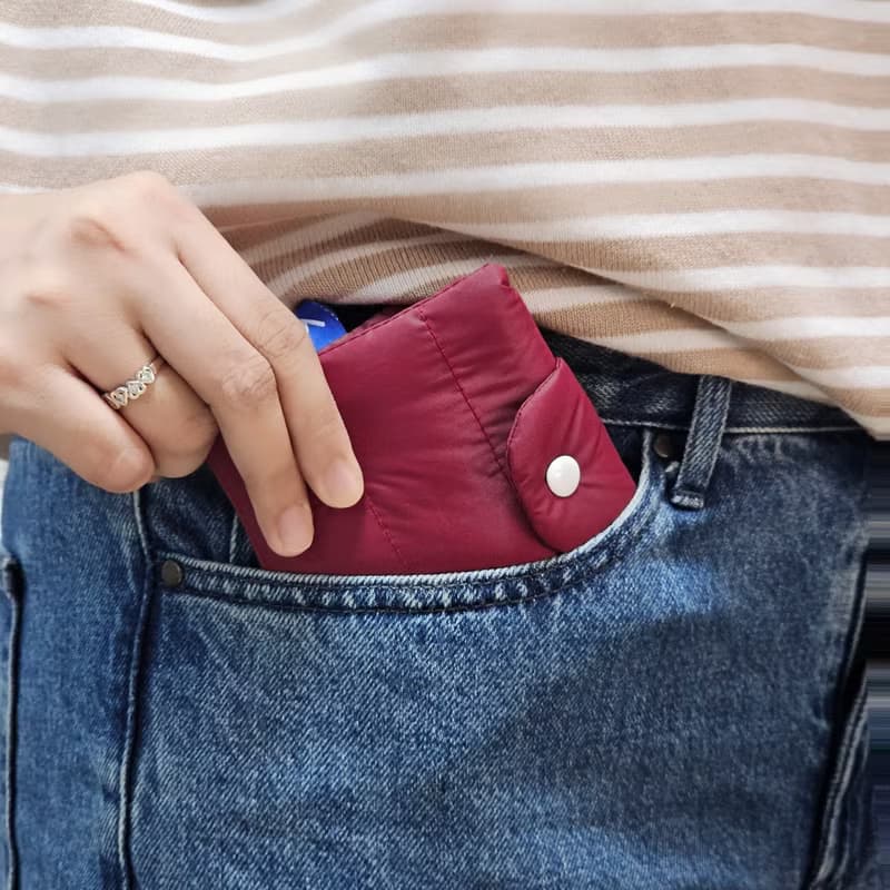 Bubble wallet - Olive