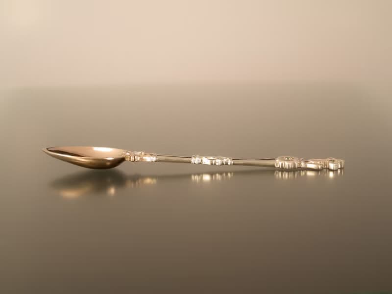 Japan Quality | inGod jewels 珈琲スプーン クロスハートフラワー シルバー製 誕生石