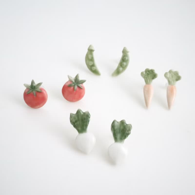 Vegetable earrings
