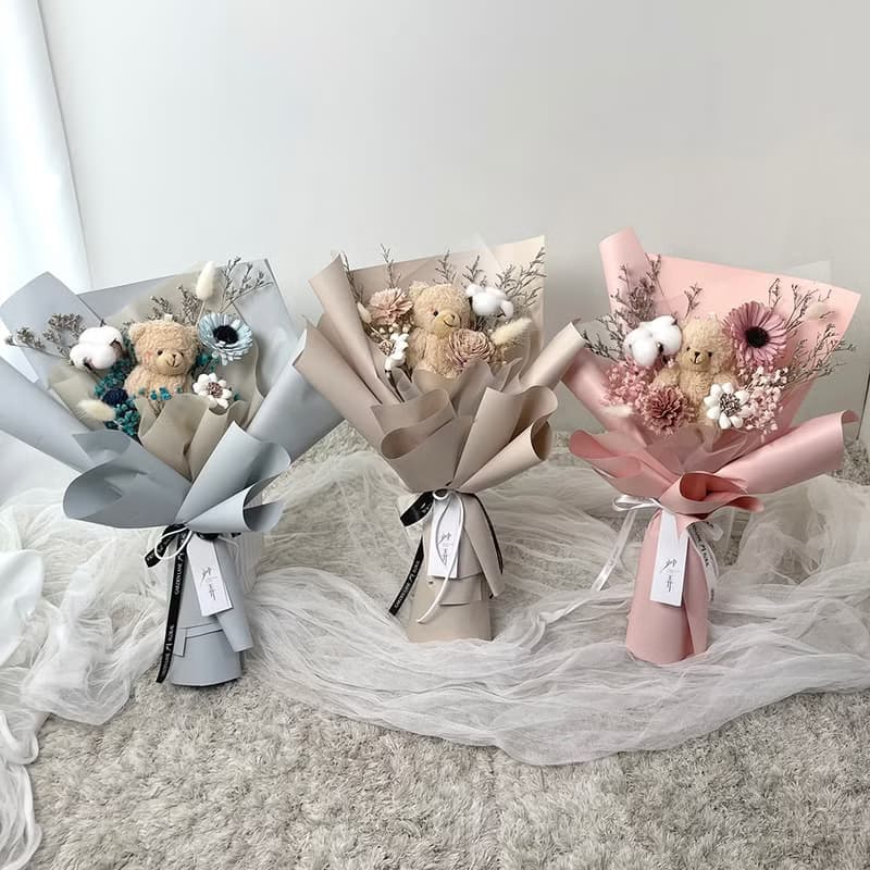 【艸弄Garden Lane Floral】甜蜜小熊小花束