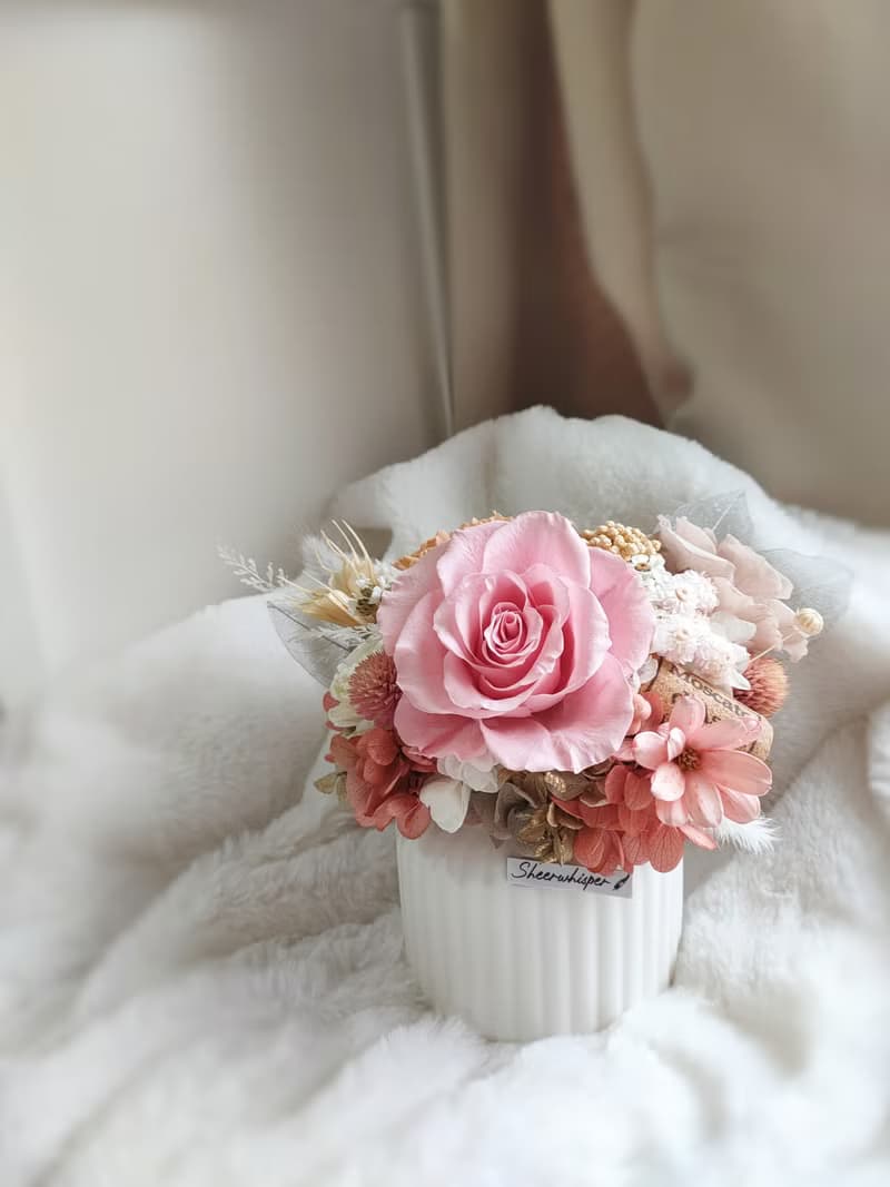 Sheer Whisper 絮語藏花_微醺軟木塞開幕喬遷永生擴香桌花