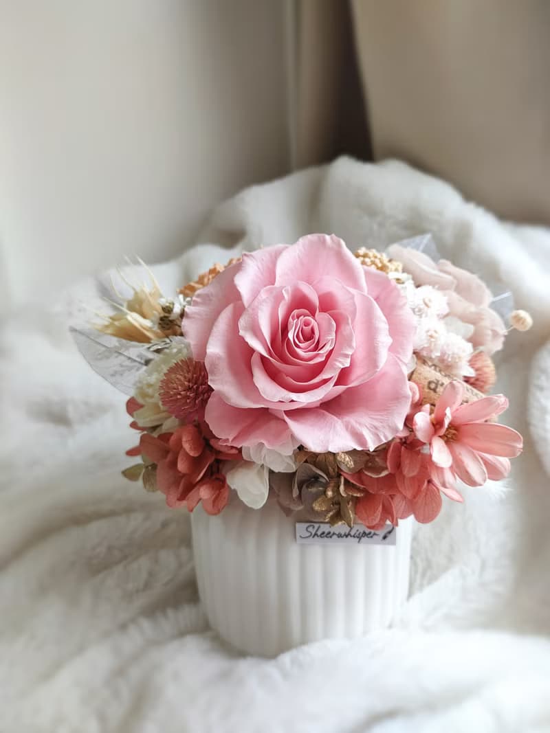 Sheer Whisper 絮語藏花_微醺軟木塞開幕喬遷永生擴香桌花